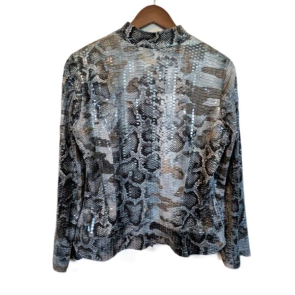 NWT Frank Lyman Design Animal Print Jacket Size 14 - Picture 4 of 6